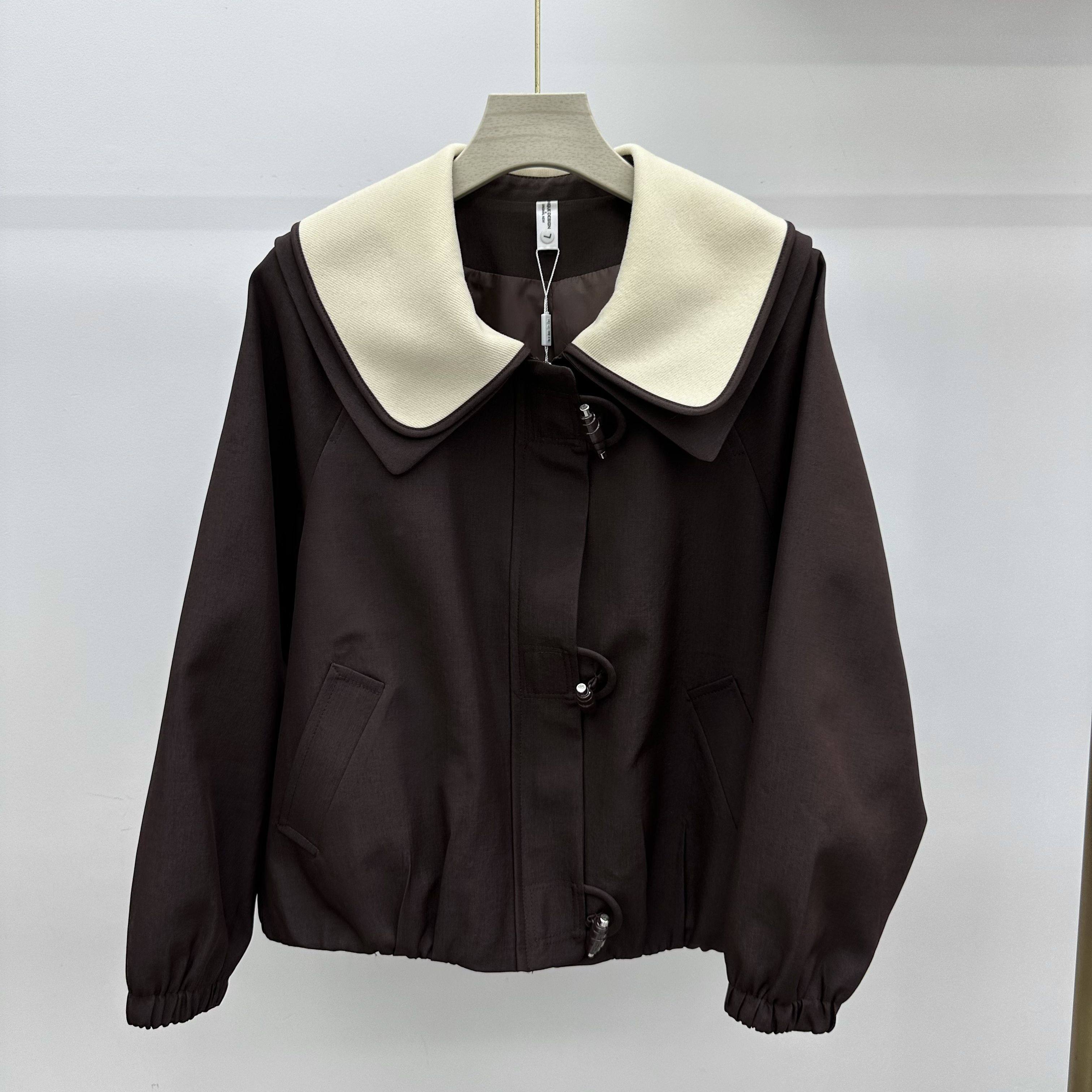 轩妮戈尔2511专柜正品新款春装娃娃领长袖妈妈装休闲夹克衫外套女,女装/女士精品,短外套,淘宝优惠券,粉丝福利购,淘宝优惠卷