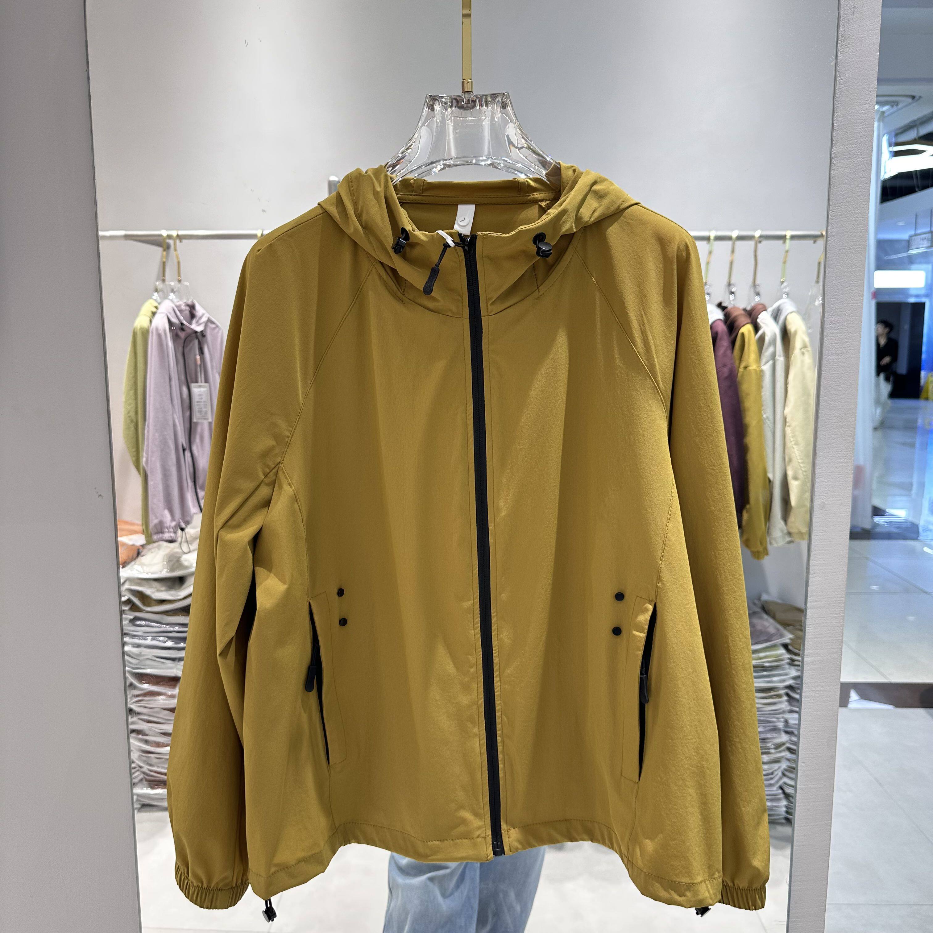 鑫姿彩2609专柜正品新款春夏季女装连帽单层防晒服妈妈装外套女09