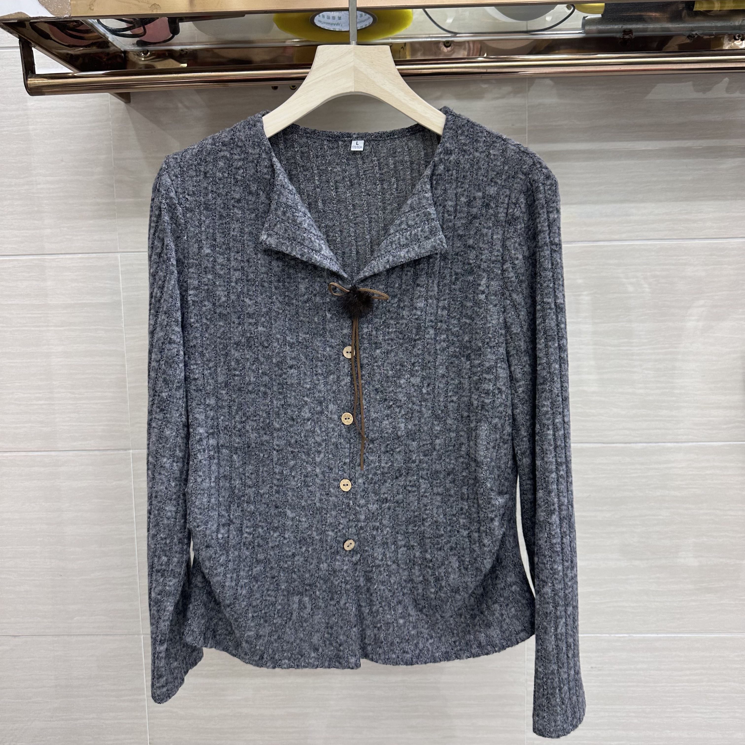 SXMR26-A02专柜正品新款春季女装套头大码妈妈装打底针织衫上衣