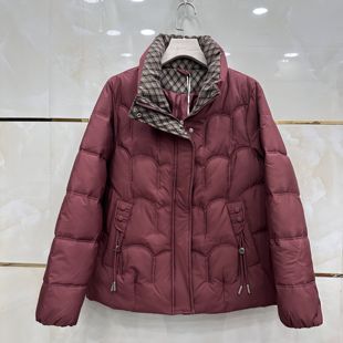 CT20专柜正品 时尚 新款 女装 格子领保暖棉衣棉袄女20 冬季 丽诗信LSX