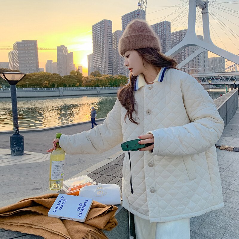 现货新款菱形格绗棉轻薄棉衣266-2289-P115K178,女装棉衣/棉服,浙宝266