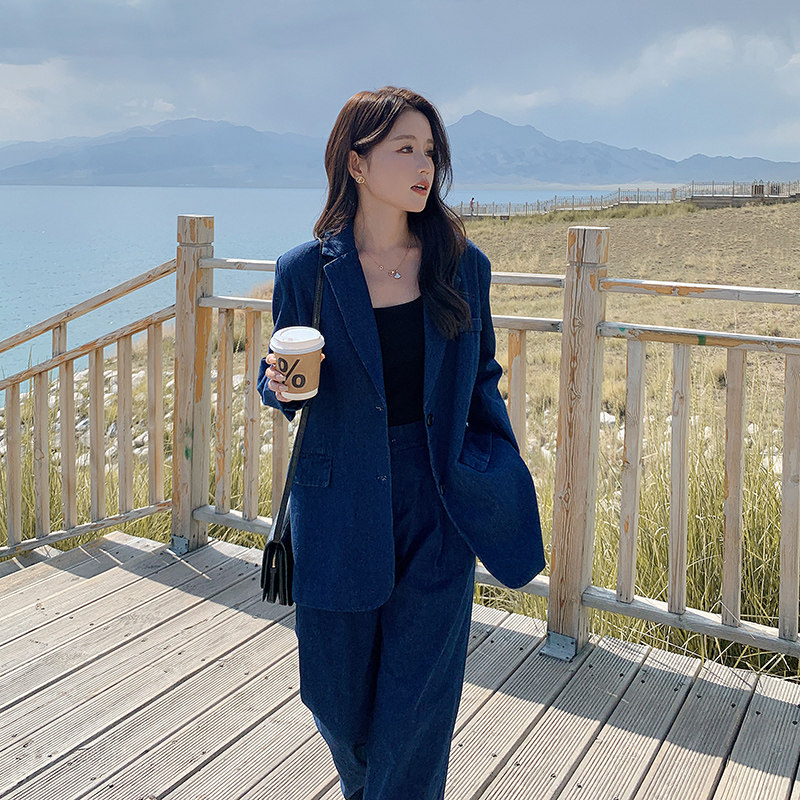 大货已出新款主推牛仔西装套装266-2362-P165K228,女装套装/套裙,浙宝266