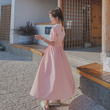 2021新款特色后背镂空西装领腰带连衣裙266-6635-P100K158，女装连衣裙，浙宝266