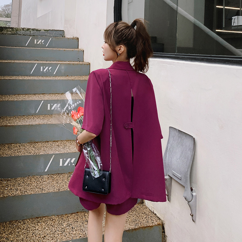 档口现货两色后背开叉西装套装266-2252-P115K168,女装套装/套裙,浙宝266