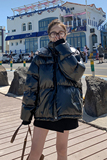 现货高点击高转化亮面三色短棉衣266-997-P135控198，女装棉衣/棉服，浙宝266