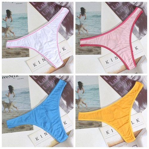 tback运动T女中低腰纯棉丁字内裤