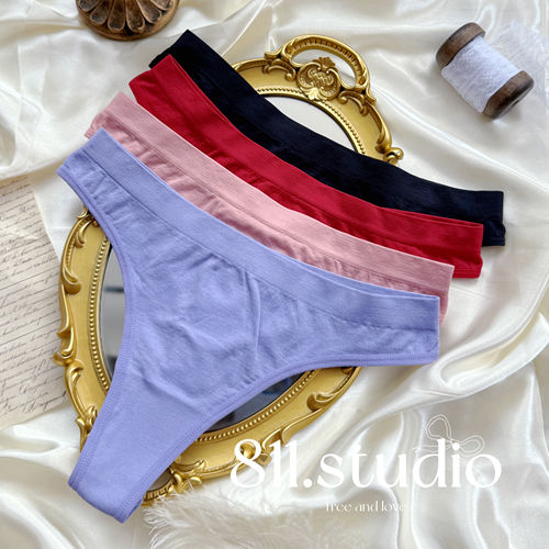 T裤无痕健身瑜伽纯棉裆丁字裤女