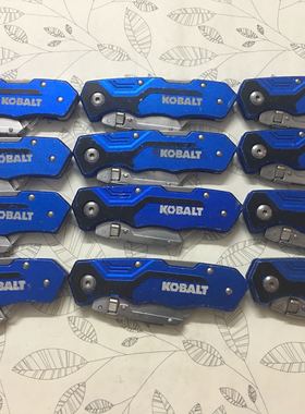 特价美国KOBALT考伯特美工刀 全金属重型折叠美工刀 裁纸刀