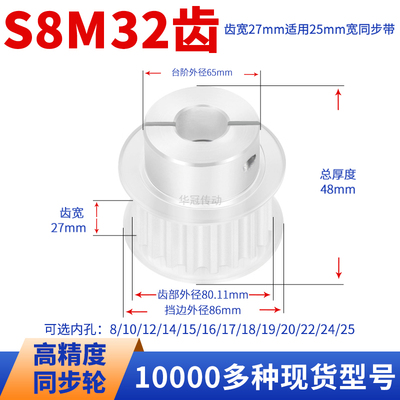 HUAGUANG同步带轮传动件当天发货