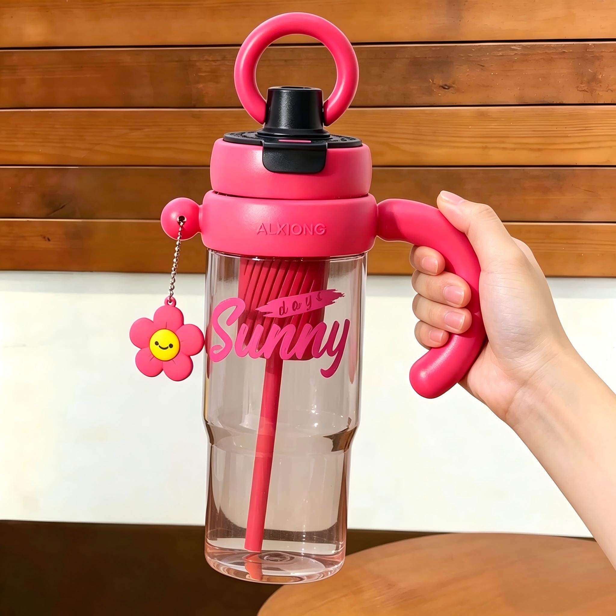 高颜值水杯大容量女冰霸双饮车载吸管杯子学生送礼办公网红太空杯