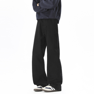 A440-K521-特P45 春季重磅水洗棉微喇休闲裤，男装休闲裤，电商A440