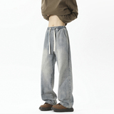 A440-DDH80127-P50春季时尚起义加色款同款品质纯色水洗牛仔裤，男装牛仔裤，电商A440