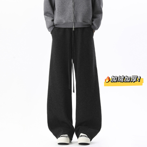 A440-JR305-特P45 松弛感加绒弯刀休闲裤，男装卫衣，电商A440