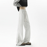 A440-GK01-P45微喇滑棉卫裤裤脚拉链装饰休闲裤，男装休闲裤，电商A440