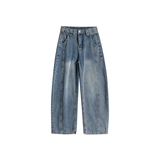 A440-K325-P55春季新款弯刀直筒牛仔裤，男装牛仔裤，电商A440