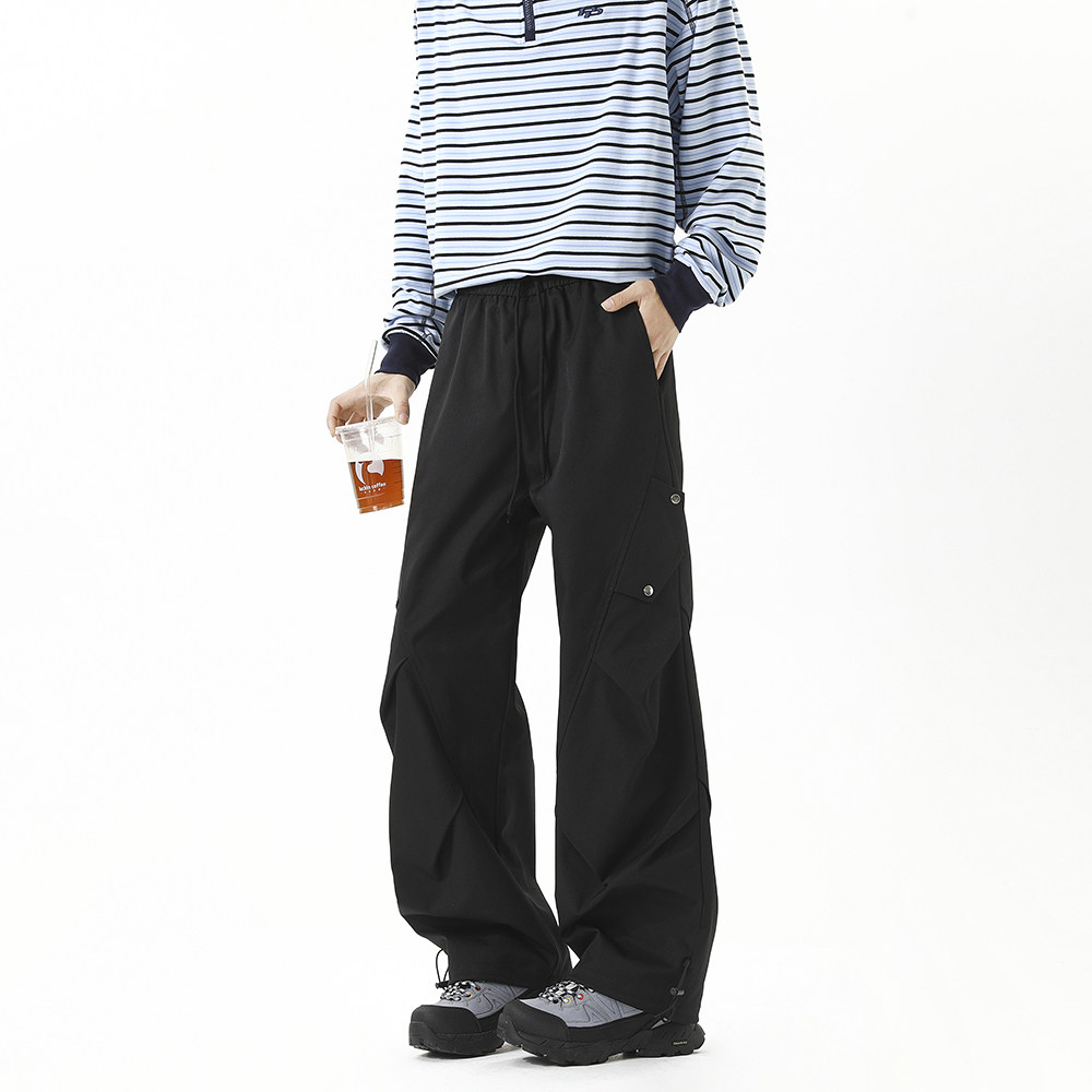 A440-K166-P45春季新款捏皱工装裤休闲裤，男装工装外套，电商A440