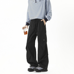 A440-K166-P45 春季新款捏皱工装裤休闲裤，男装工装外套，电商A440