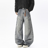 A440-K2888-P65春季重工水洗工装牛仔裤，男装牛仔裤，电商A440