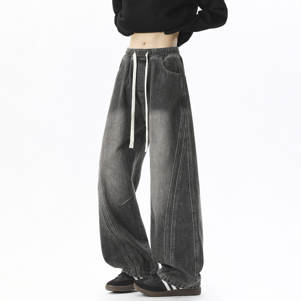 A440-K265-P45春季侧边条纹牛仔裤，男装牛仔裤，电商A440