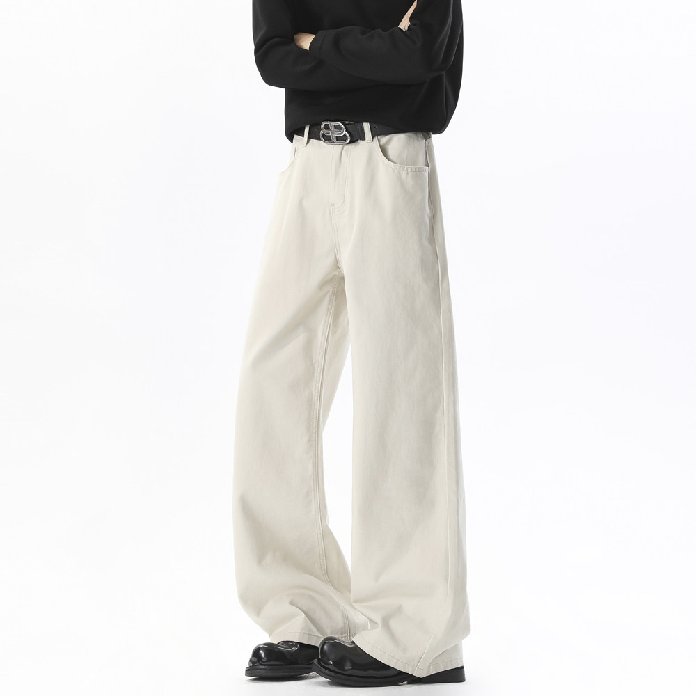 A440-K261-P38水洗棉垂感直筒牛仔裤，男装牛仔裤，电商A440