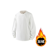 A440-DR021加绒-P25冬季简约圆领德绒加绒长袖T恤，男装T恤，电商A440