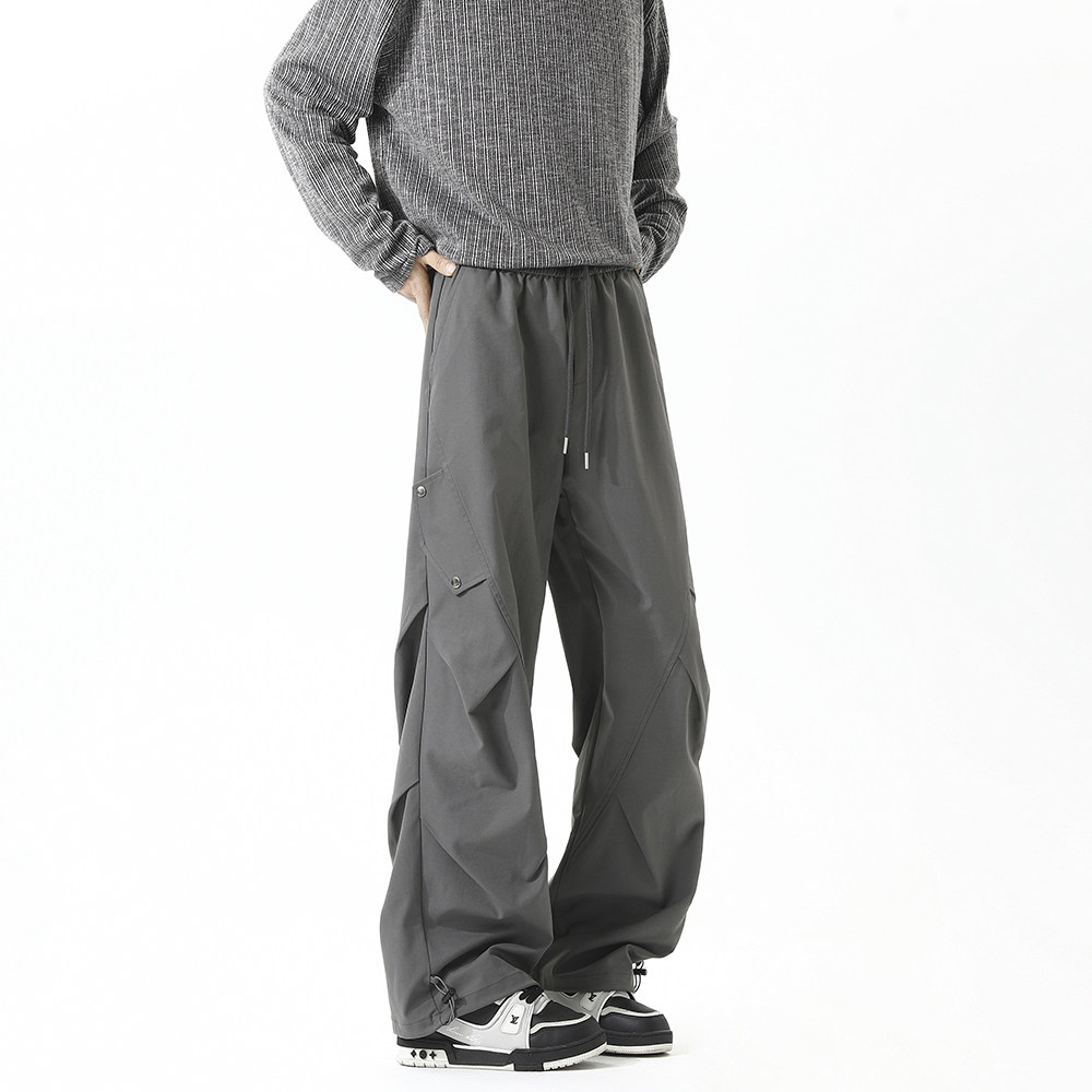 A440-K166-特P35捏皱工装裤休闲裤，男装工装外套，电商A440