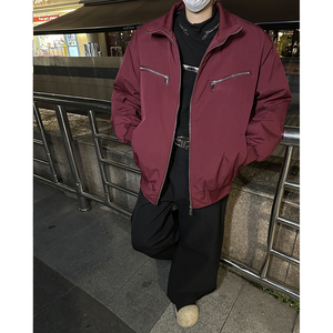 A440-MY106-P85 短款拉链棉服 cleanfit暗黑系外套棉衣图片