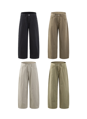 A440-K261-特P38 水洗棉垂感直筒牛仔裤