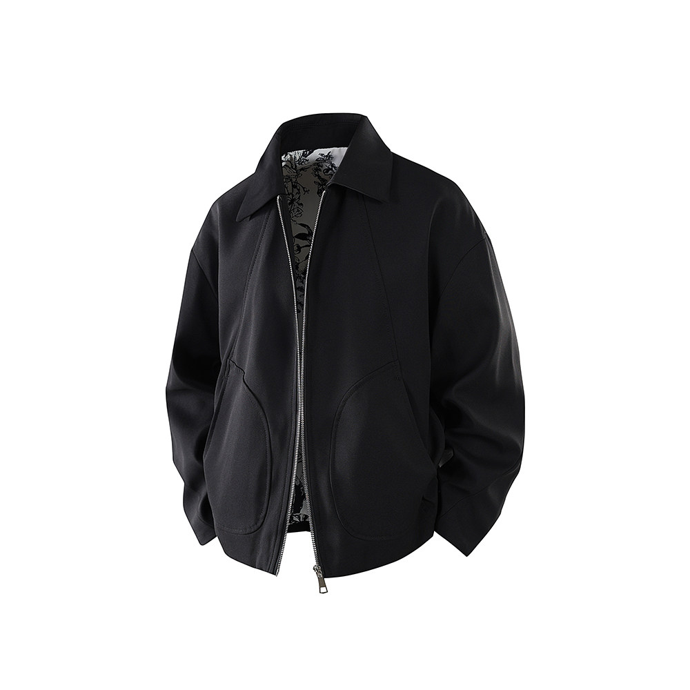 A440-XJ122-P65老钱风水墨画内衬西装夹克外套，男装夹克，电商A440