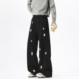 A440-WH25090-P552026年春季小狗刺绣牛仔裤，男装牛仔裤，电商A440