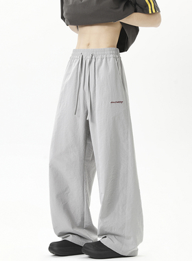 A440-K1509-P38 刺绣垂感休闲裤