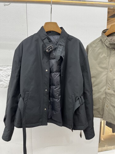 欧洲站欧货2025新款立领白鹅绒羽绒服女短款收腰显瘦冬季小个子