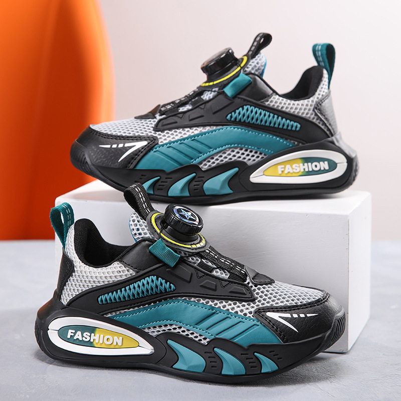 奥特莱斯官网折扣品牌清仓断码男童网面透气休闲运动鞋女童中大童