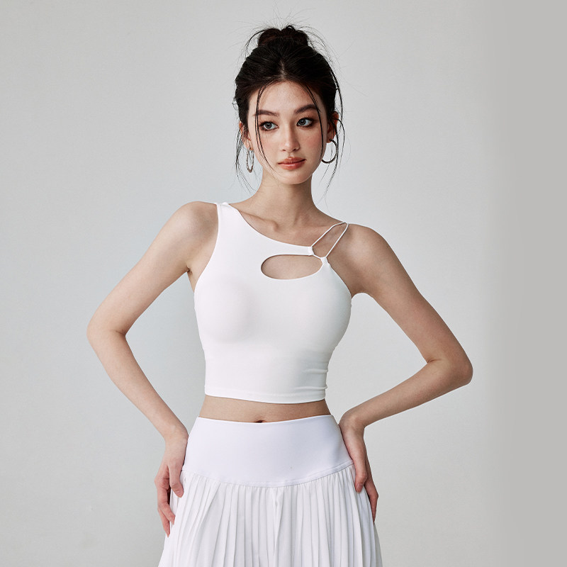 运动内衣女防震跑步性感瑜伽背心外穿普拉提训练健身上衣美背文胸