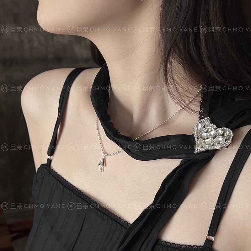 且茉~爱心小酷夹~高级感发饰可爱风女可爱发夹发卡边