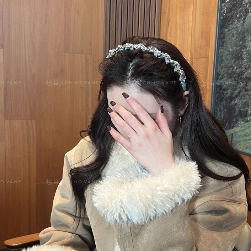 毛线发箍齿梳头箍气质高贵新款