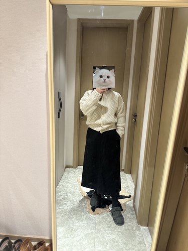 Mmt黑色半裙 直筒 黑色 百搭单品 店主实拍