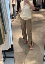 店主自留Glog职业风 品质好 质感系带无袖上衣 背心 以及裤子