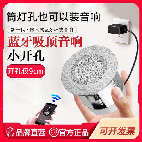 语泰吸顶音箱可孔灯改造