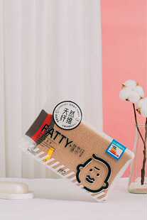 三枚 尹秀胖爷特粗纹路搓澡巾搓脚巾强力粗纱500D600D去角质 包邮