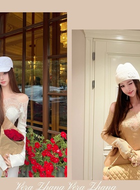 月亮Vera【蕾丝之王ES打底】设计感蕾丝拼接长袖打底T恤外穿内搭