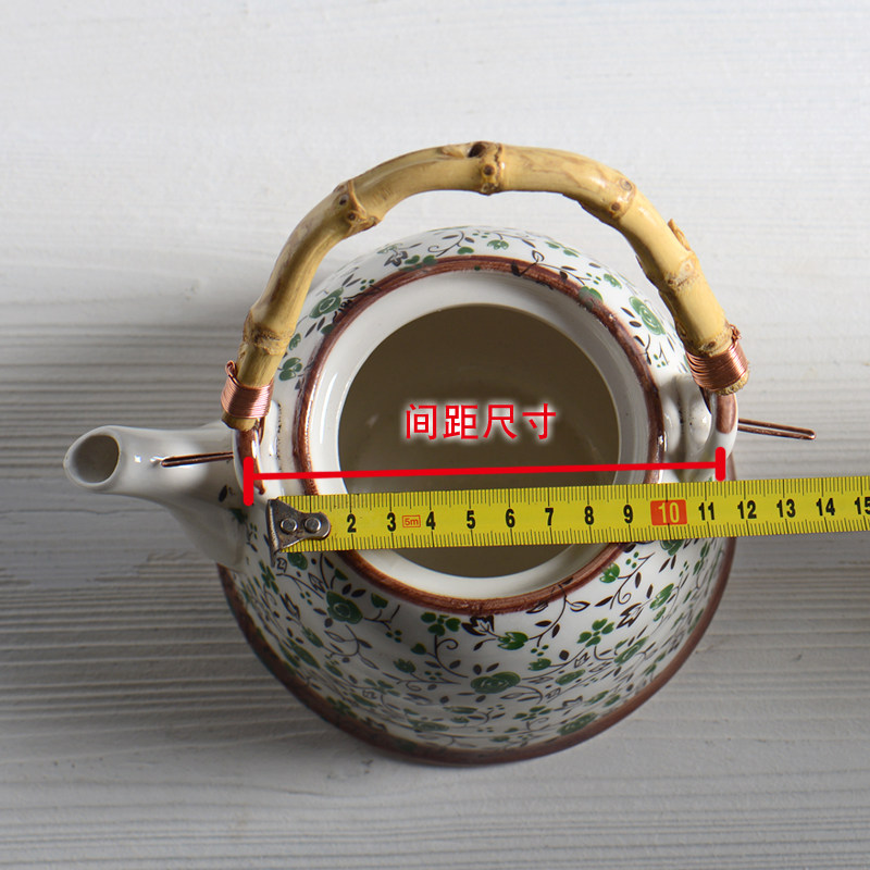 老式提梁壶中式手柄提梁把手藤条竹制金属茶壶配件大全手柄提手把