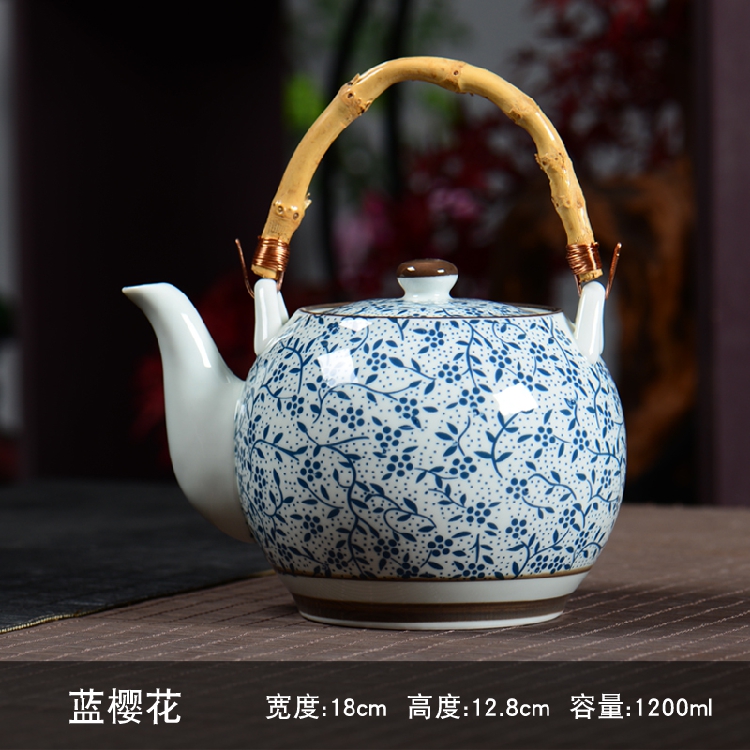 0提梁复凉中式餐厅饭店泡茶壶