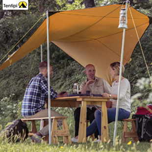Tentipi 防晒遮阳户外帐篷防风雨遮阳棚野营露营装备多功能天幕