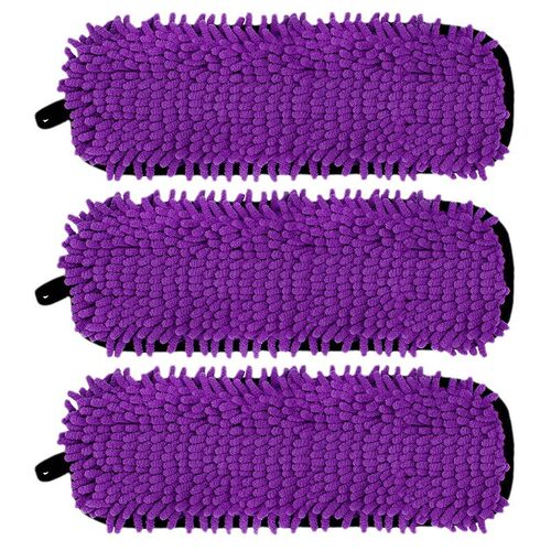 适配Swiffer PowerMop 喷雾拖把布 雪尼尔重复使用地板清洁替换垫