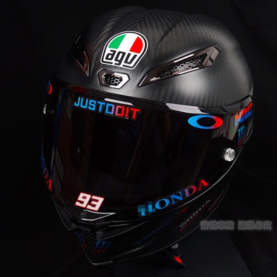 佛沙350FORZA NSS 350 300 踏板 改装镜片贴 头盔贴警示反光贴纸