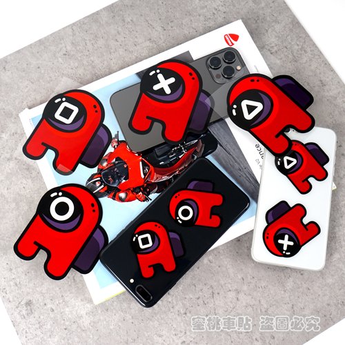 摩托踏板风挡边箱搞笑反光贴纸