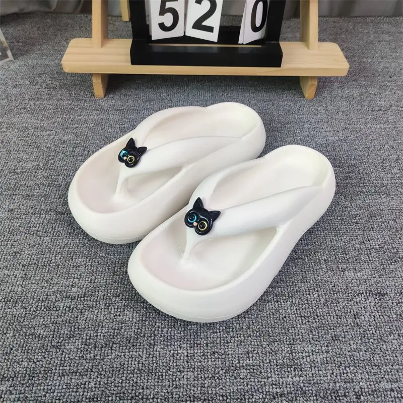 人字拖女外穿爆款轻便沙滩鞋气质外出厚底坡跟拖鞋宿舍凉鞋女,女鞋,人字拖,淘宝优惠券,粉丝福利购,淘宝优惠卷