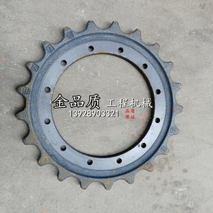 挖掘机配件 ZAX日立EX60 70 驱动齿 行走齿圈 支重轮 拖链轮