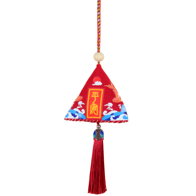NEW DRAGON BOAT FESTIVAL SACHET ZONGZI CAR PENDANT HANDMADE PORTABLE LUCKY BAG CREATIVE NATIONAL TIDE SACHET GIFTS